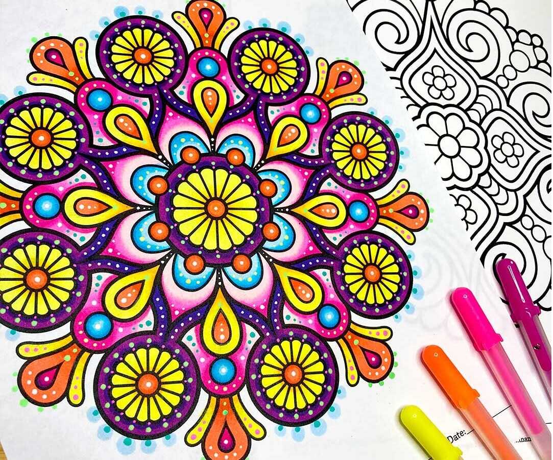 Mandalas Coloring Page