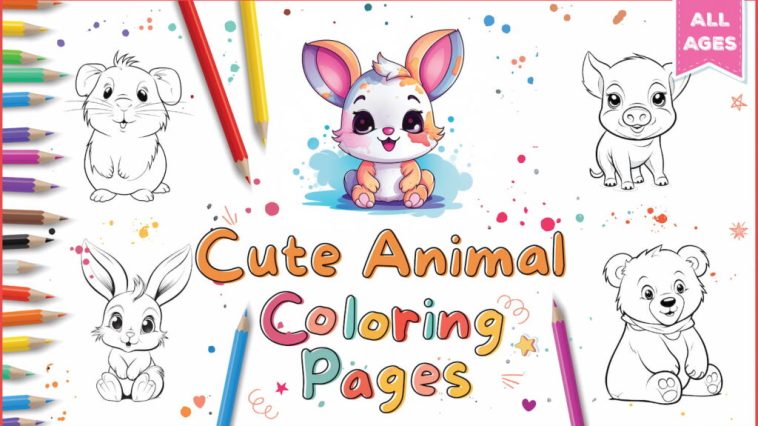 Cute Animals Coloring Pages