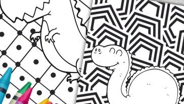 Free Dinosaurs Coloring Page for Kids