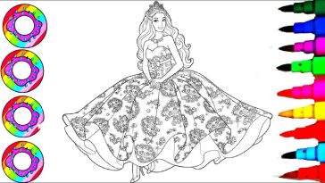 Free Dresses Coloring Pages