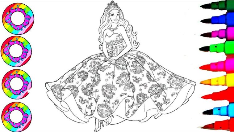 Free Dresses Coloring Pages