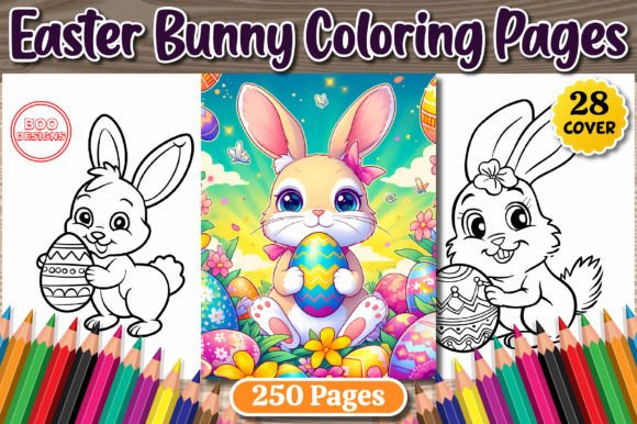 Easter Bunny Coloring Pages