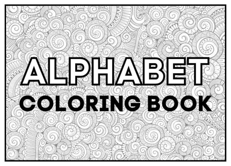 alphabet coloring book printable Archives Happy Color® Art Coloring