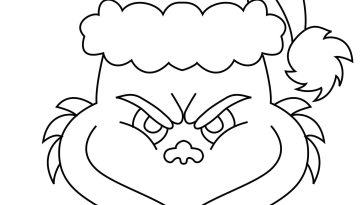 grinch coloring page