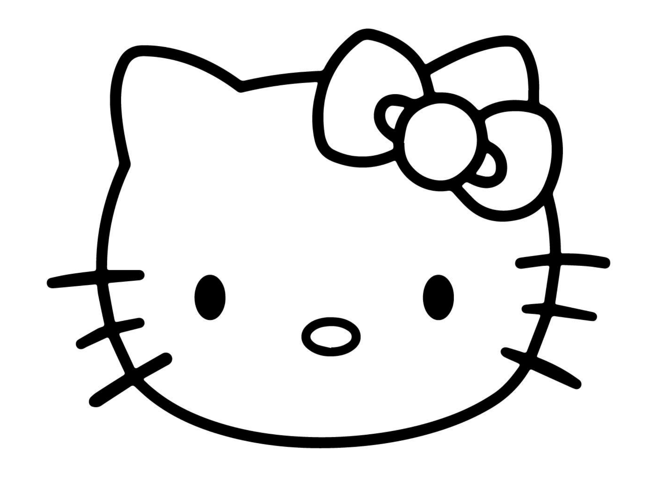 Hello Kitty Coloring Page