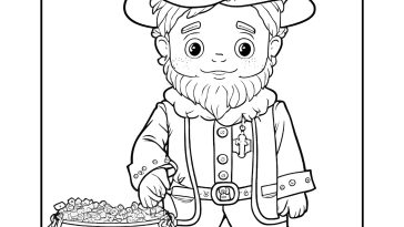 st patrick day coloring pages