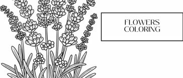 flowers coloring pages