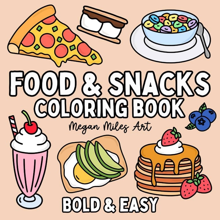 Food & Snacks Coloring Pages