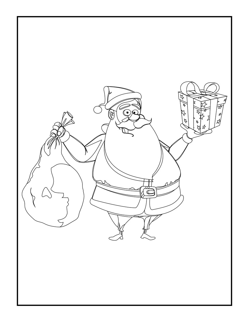 Christmas Santa Claus Coloring Pages