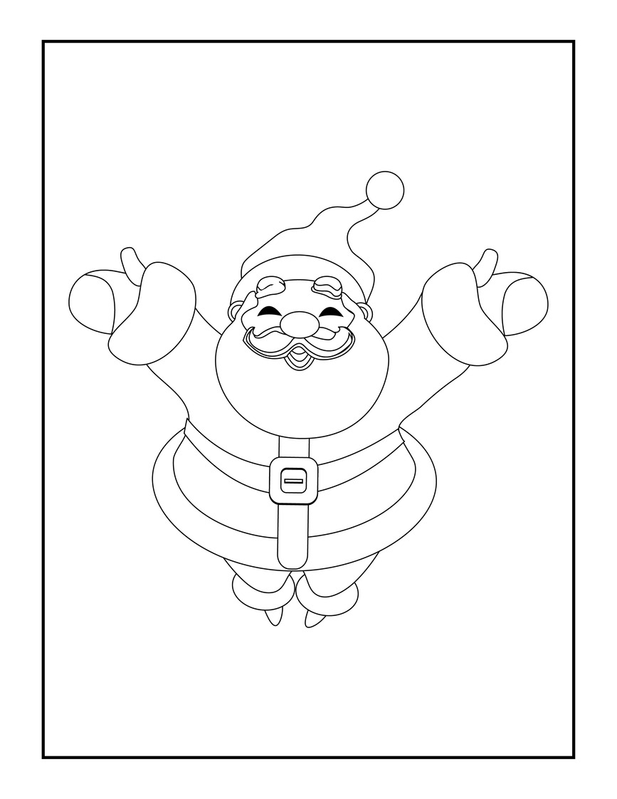 Christmas Santa Claus Coloring Pages