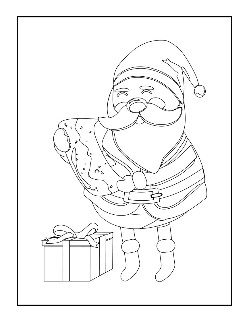 Christmas Santa Claus Coloring Pages