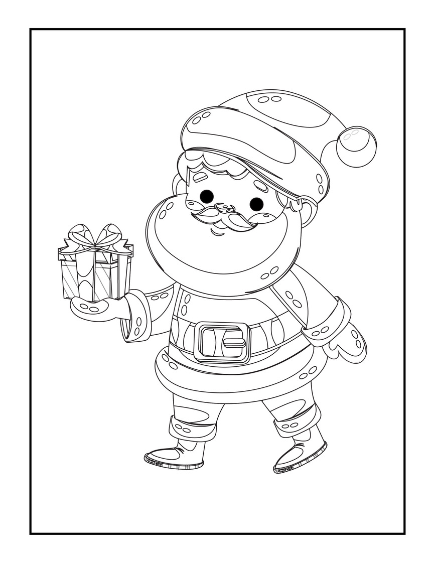 Christmas Santa Claus Coloring Pages