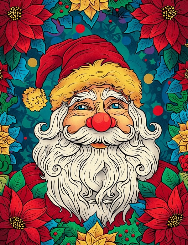 Christmas Santa Claus Coloring Pages