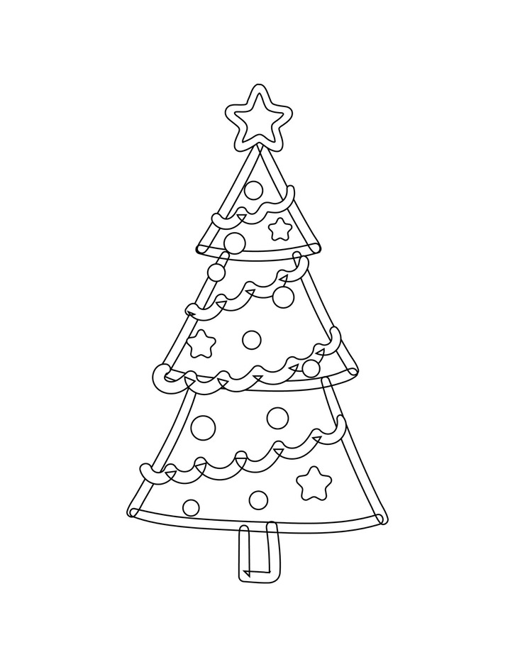 Christmas Tree Coloring