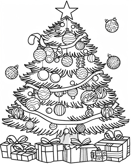 Christmas Tree Coloring