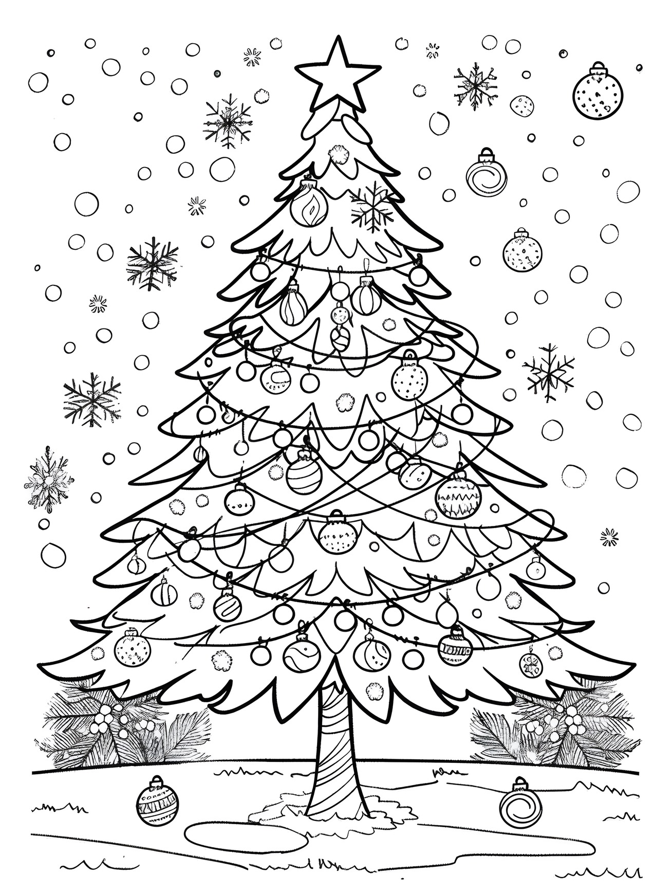 Christmas Tree Coloring