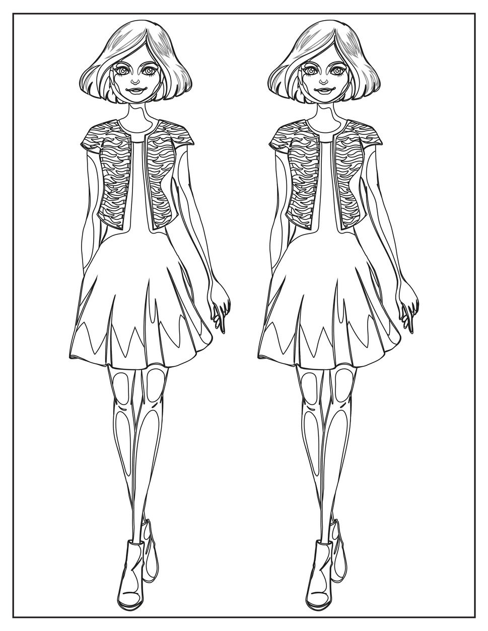 Fashion Coloring Pages