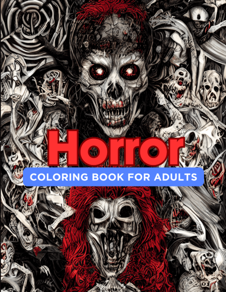 Horror Coloring Page