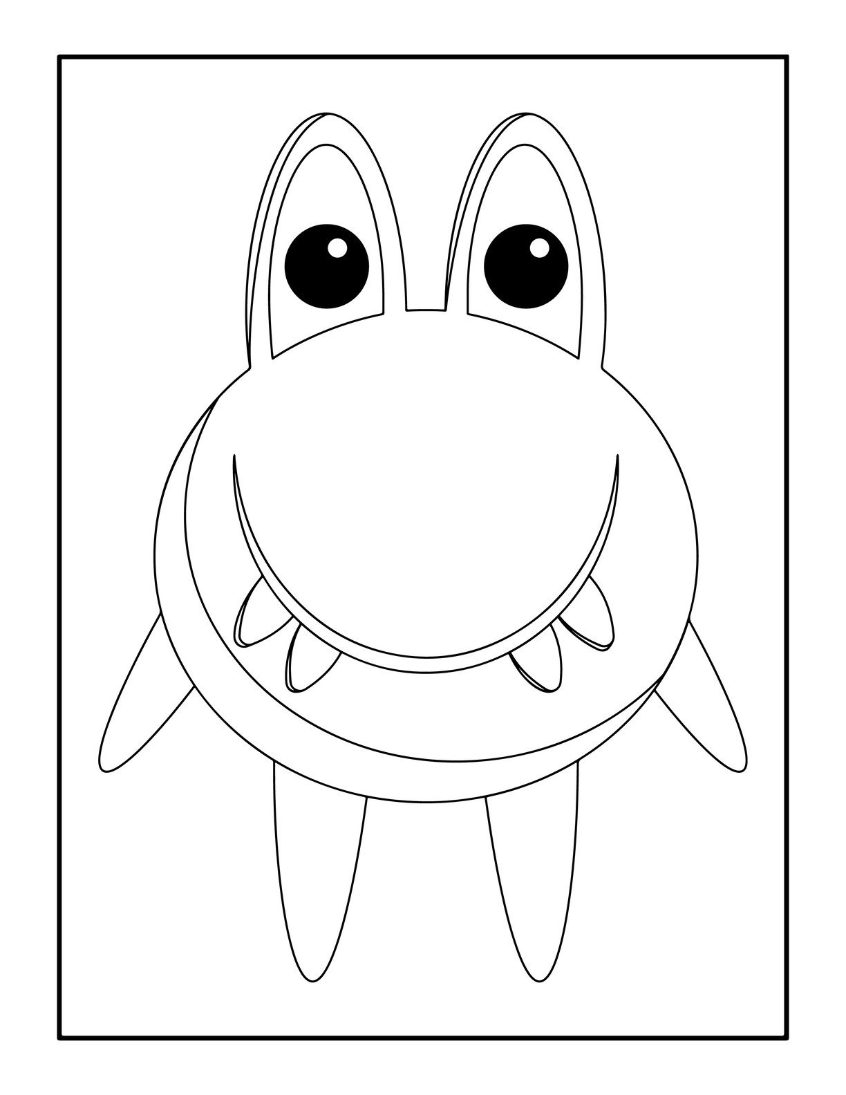 Halloween Monster Coloring Pages