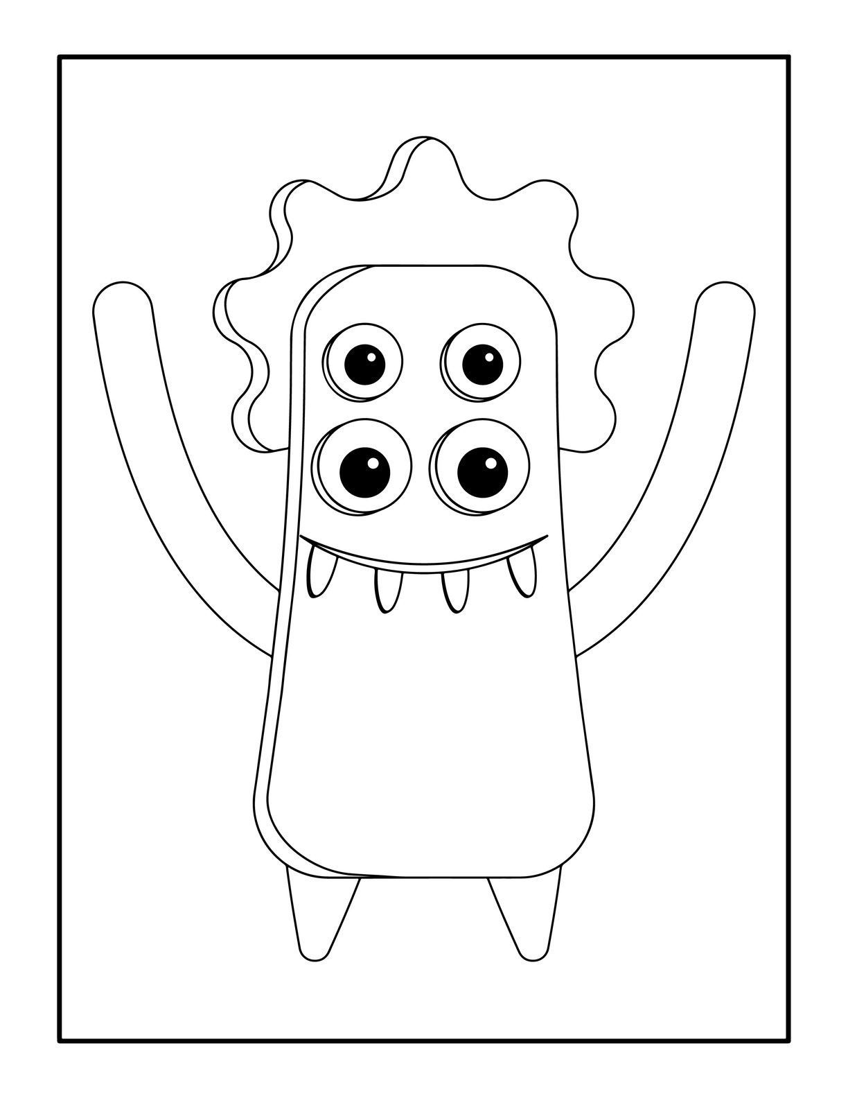 Halloween Monster Coloring Pages