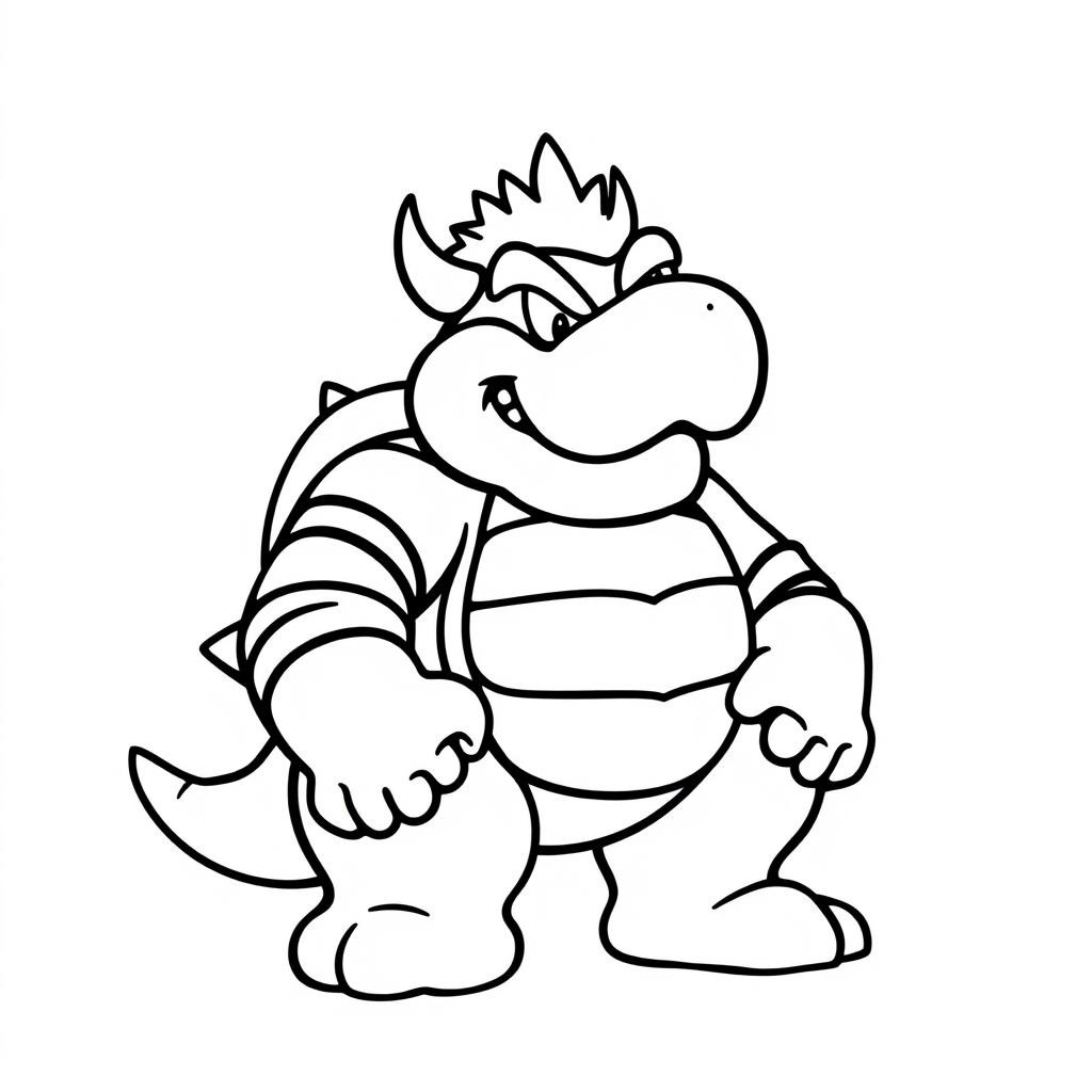 Bowser Coloring Page