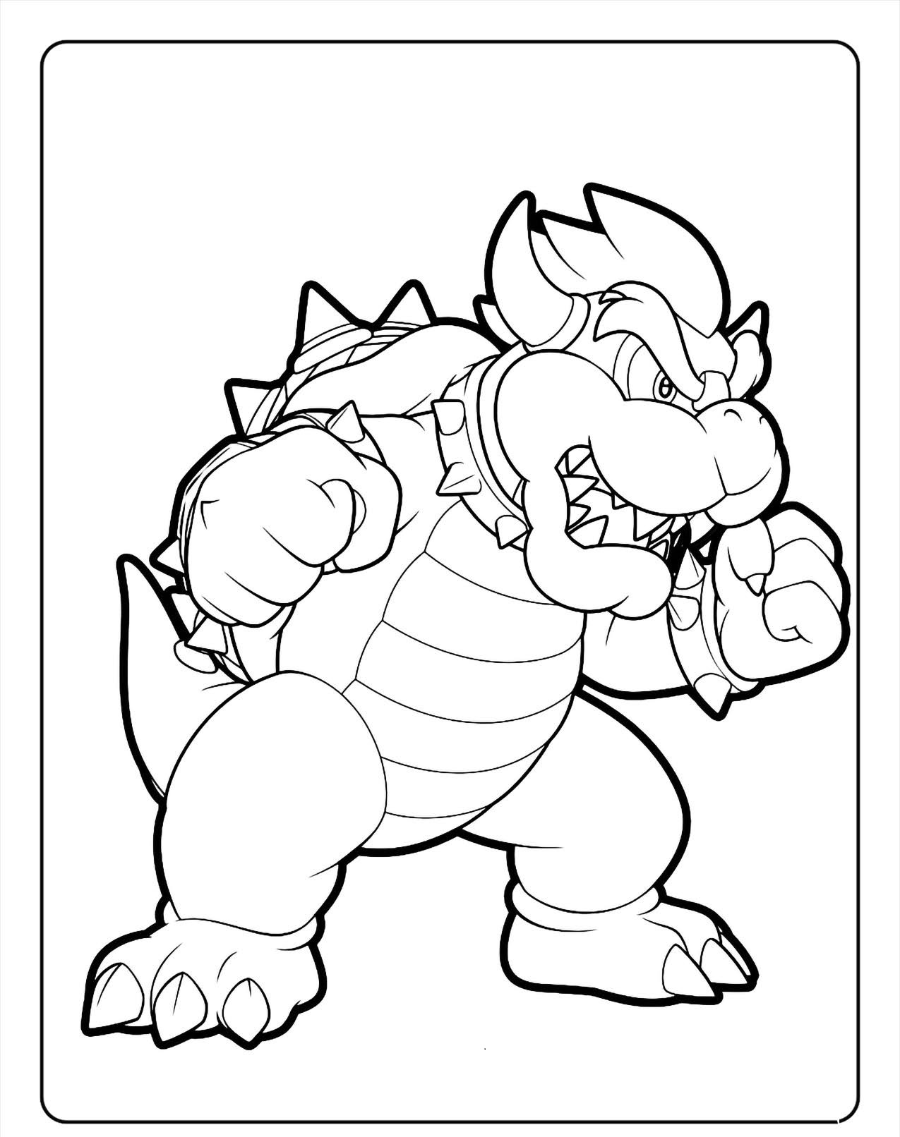 Bowser Coloring Page