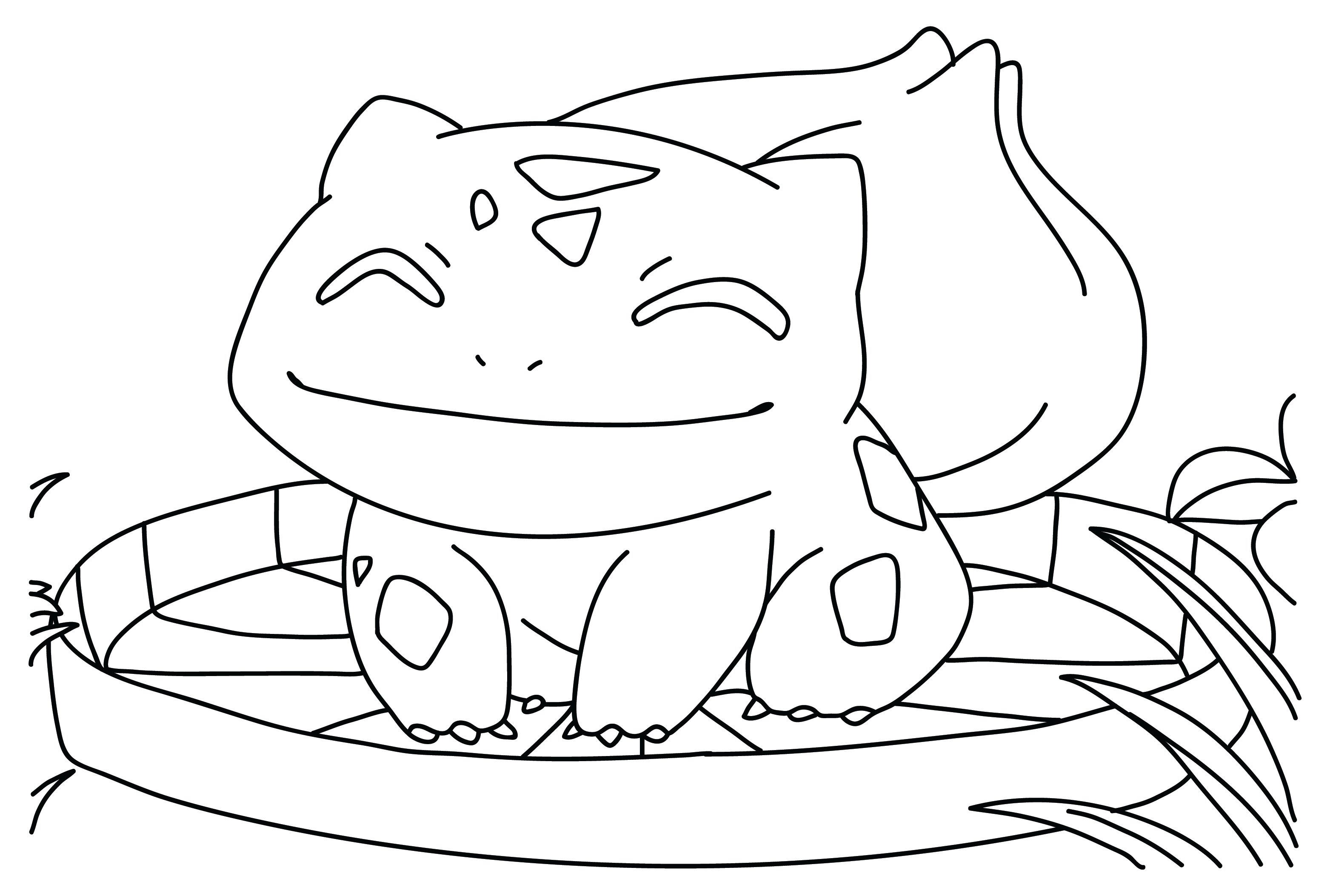 Bulbasaur Coloring Pages