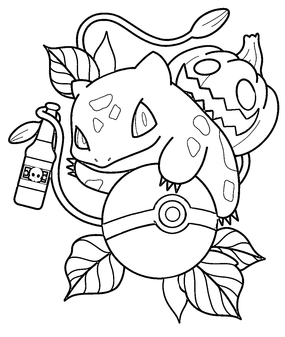 Bulbasaur Coloring Pages