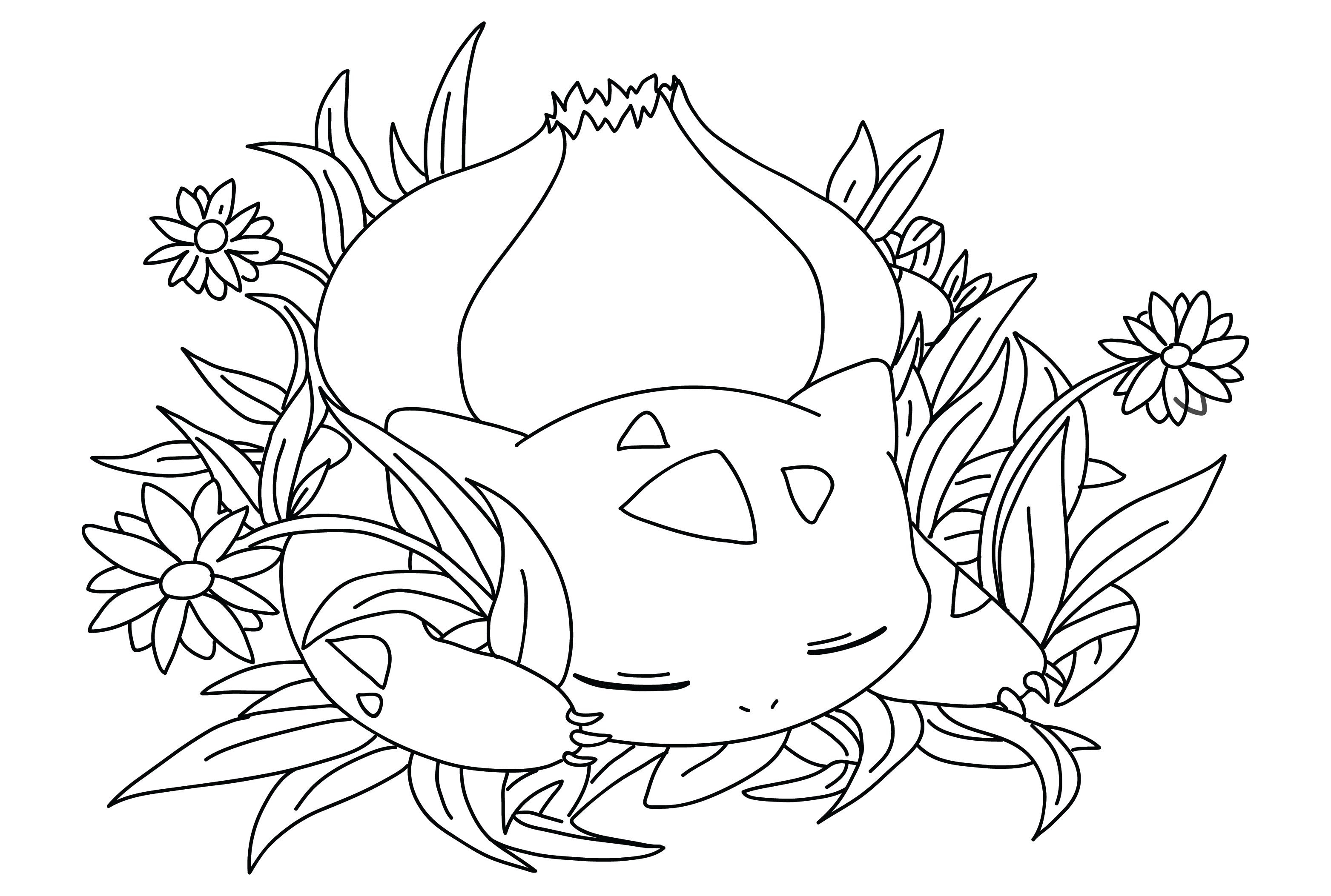 Bulbasaur Coloring Pages