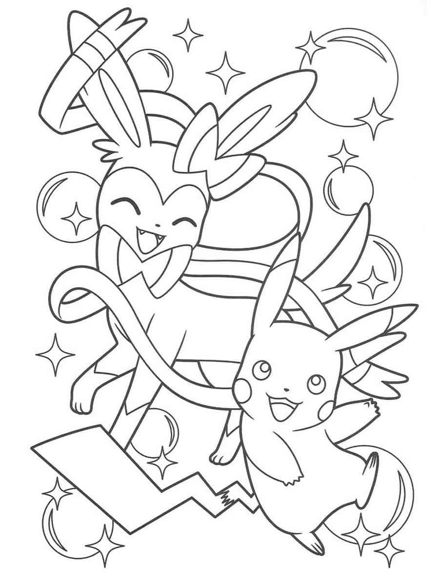 20+ Christmas Pokemon Coloring Pages