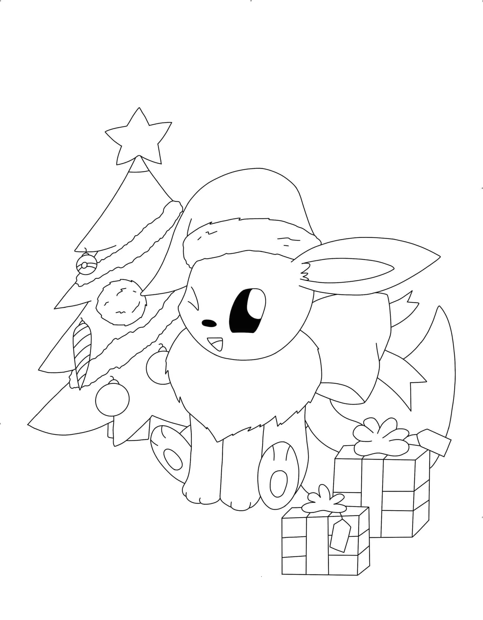 20+ Christmas Pokemon Coloring Pages