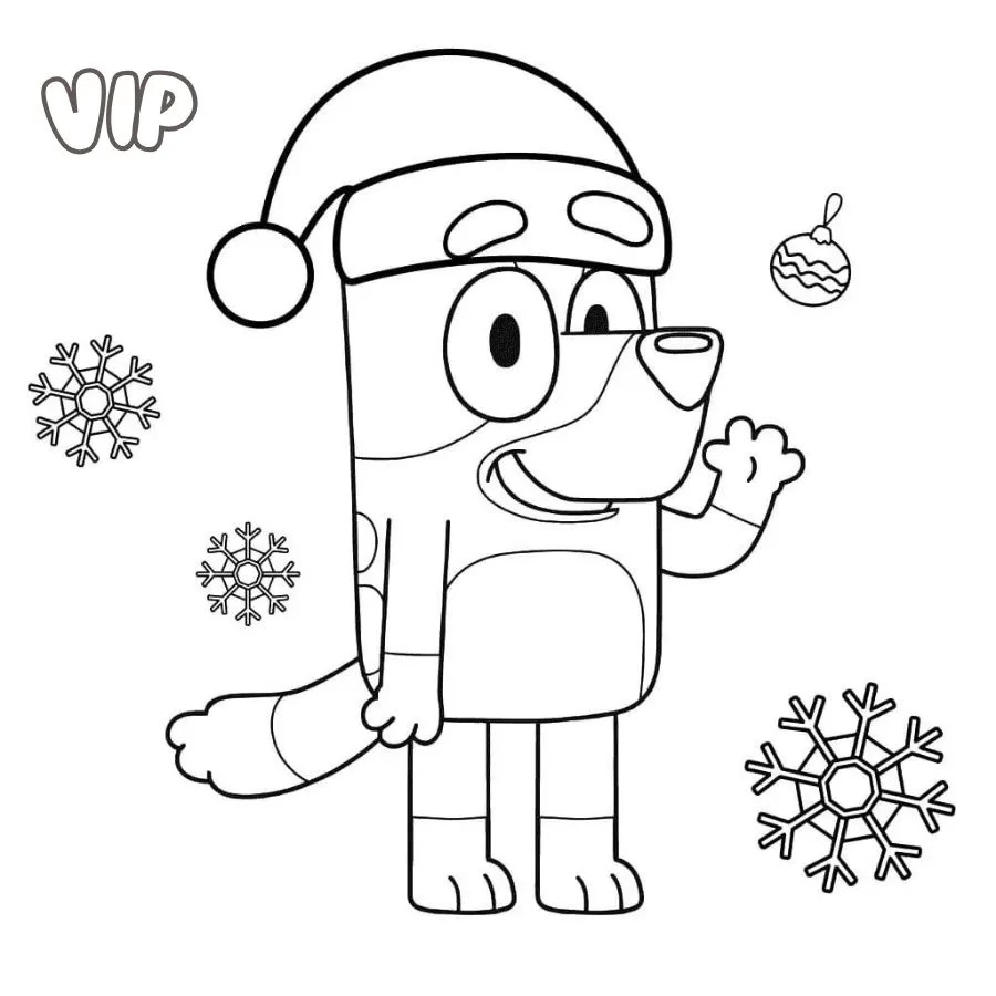 Printable Bluey Coloring Pages