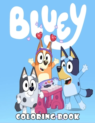 Cute Bluey Friends Coloring Pages