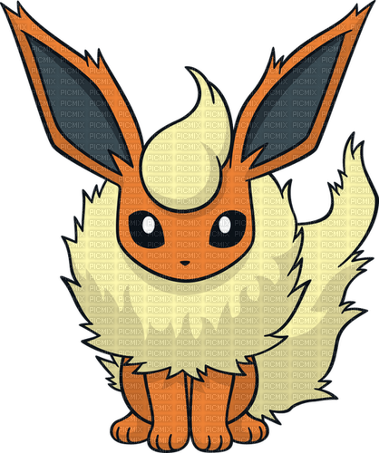 Cute Flareon Coloring Page