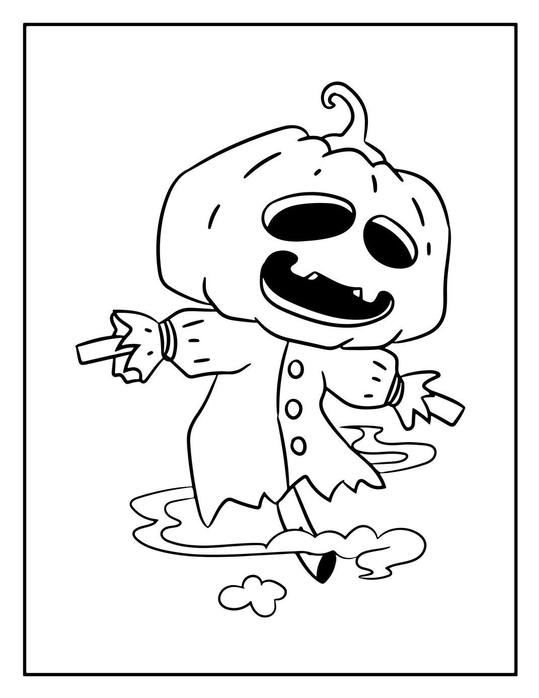 25 Cute Halloween Coloring Pages for Kids