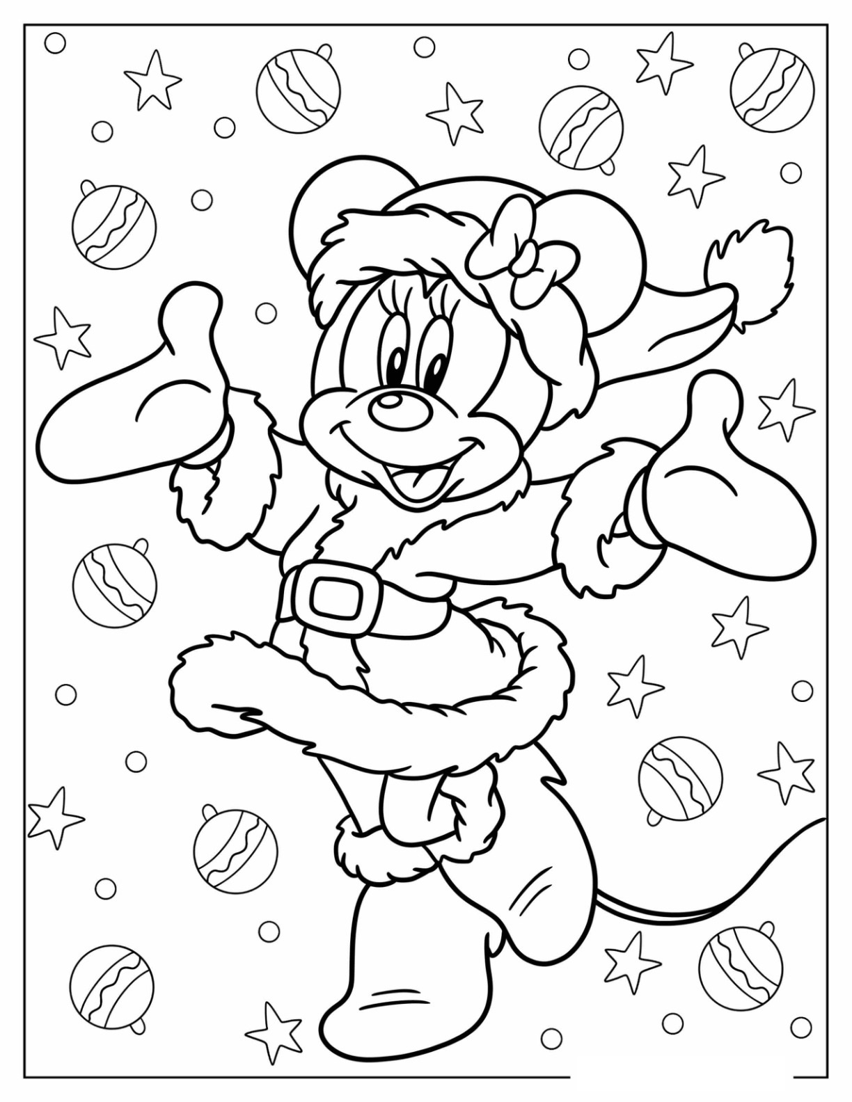 Disney Christmas Coloring Pages