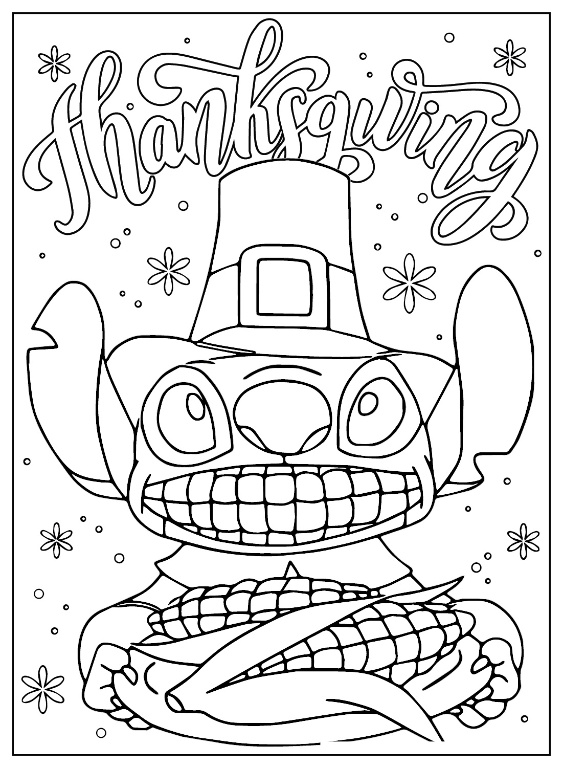 Disney Thanksgiving Coloring Pages