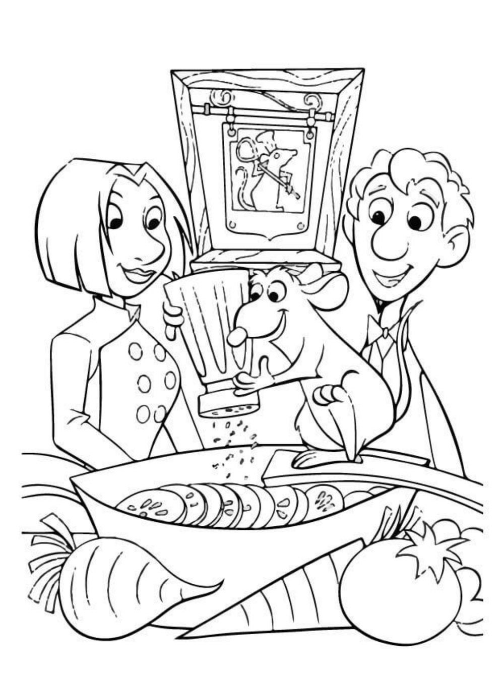 Disney Thanksgiving Coloring Pages 8