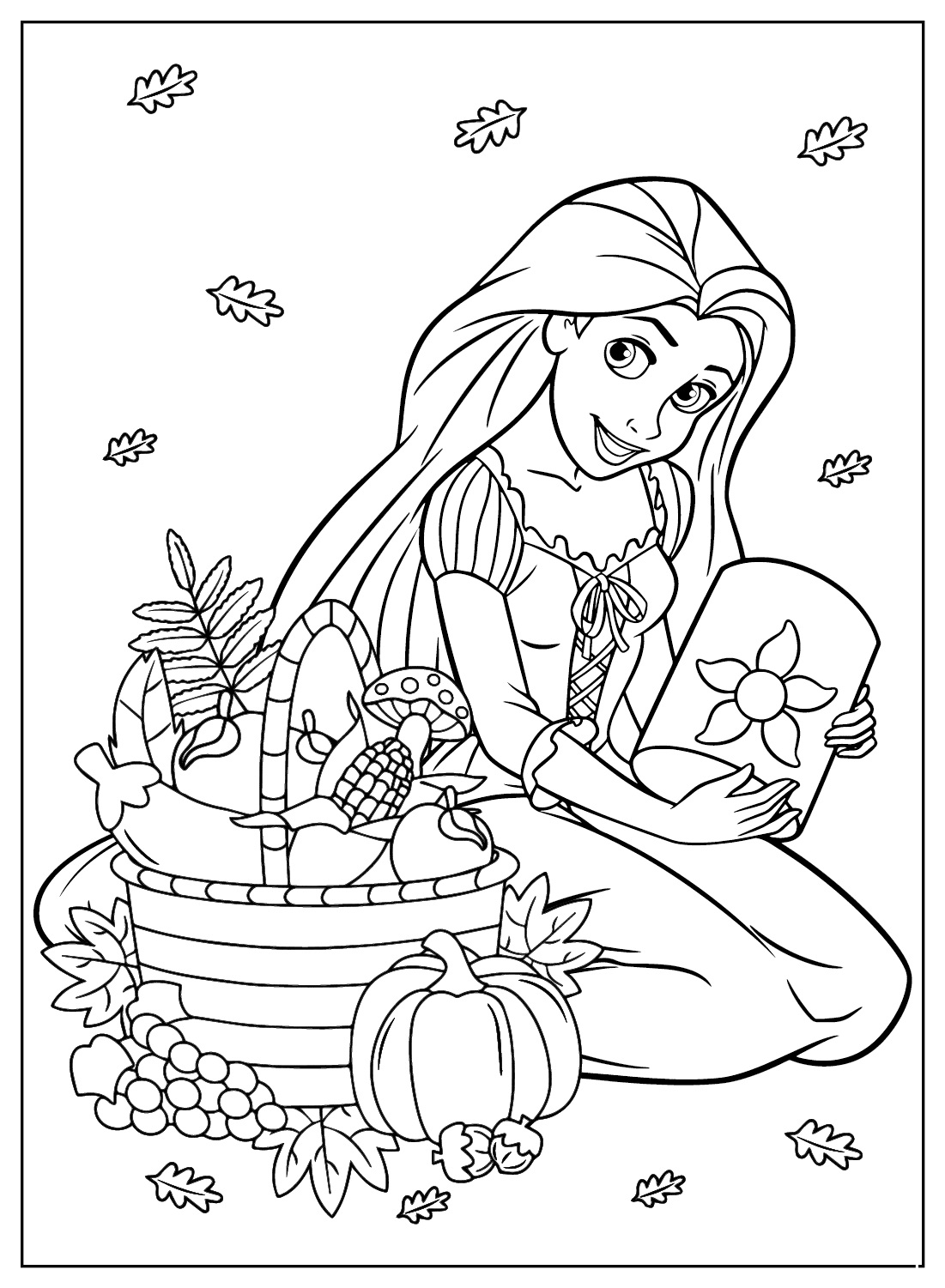 Disney Thanksgiving Coloring Pages 8