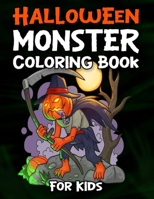 Halloween Monster Coloring Pages