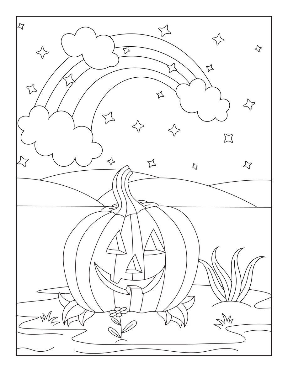 20 Free Printable Pumpkin Coloring Pages