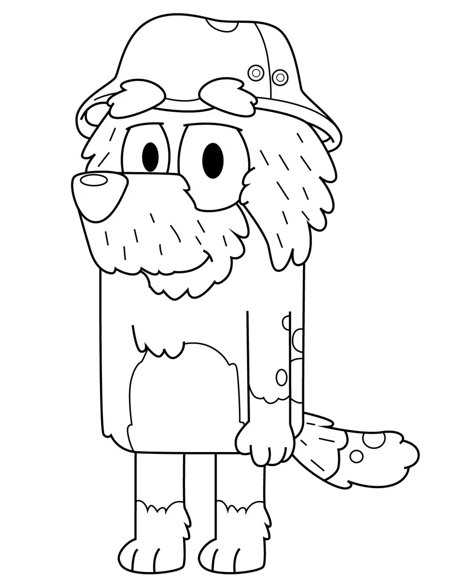 Printable Bluey Coloring Pages