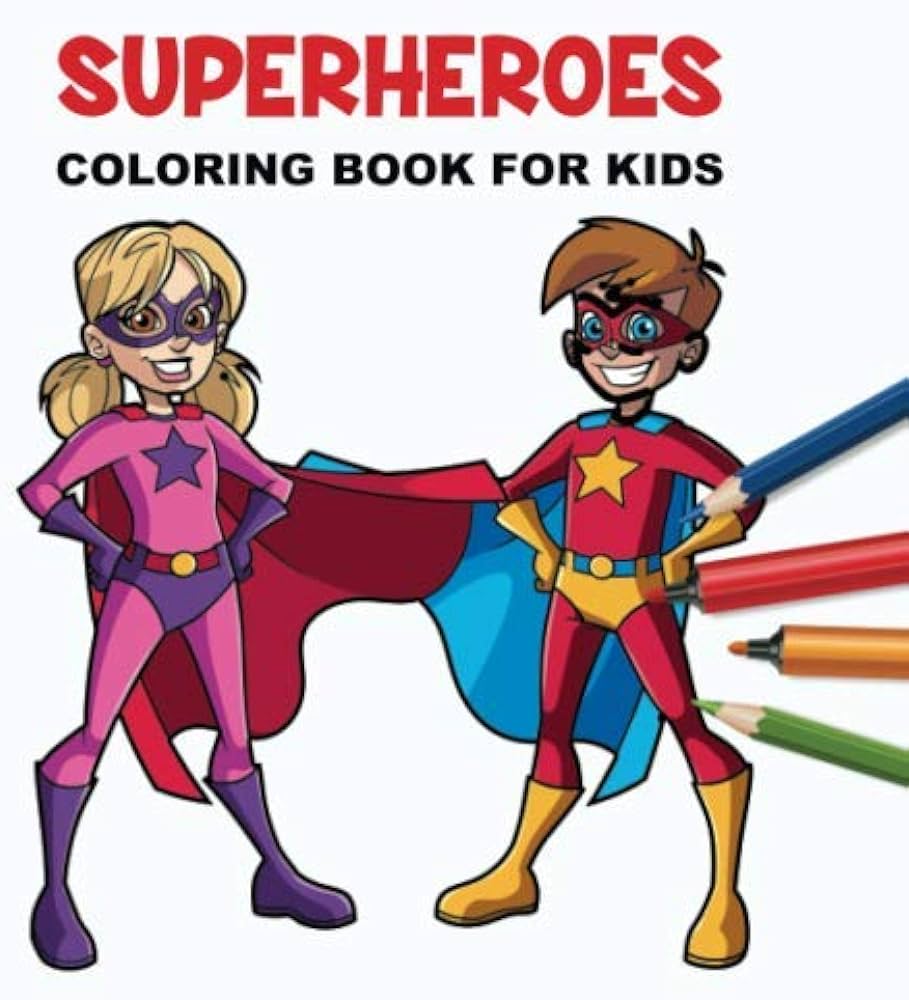 Superhero Coloring Pages for Boys