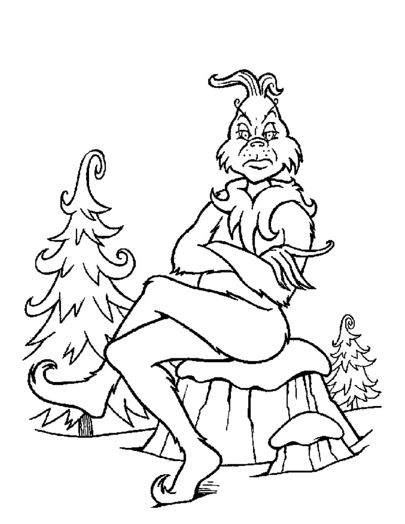 grinch christmas coloring pages