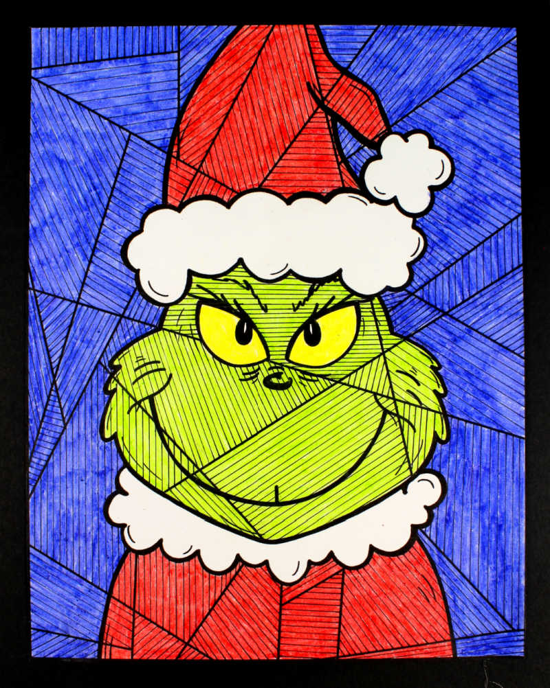 grinch christmas coloring pages