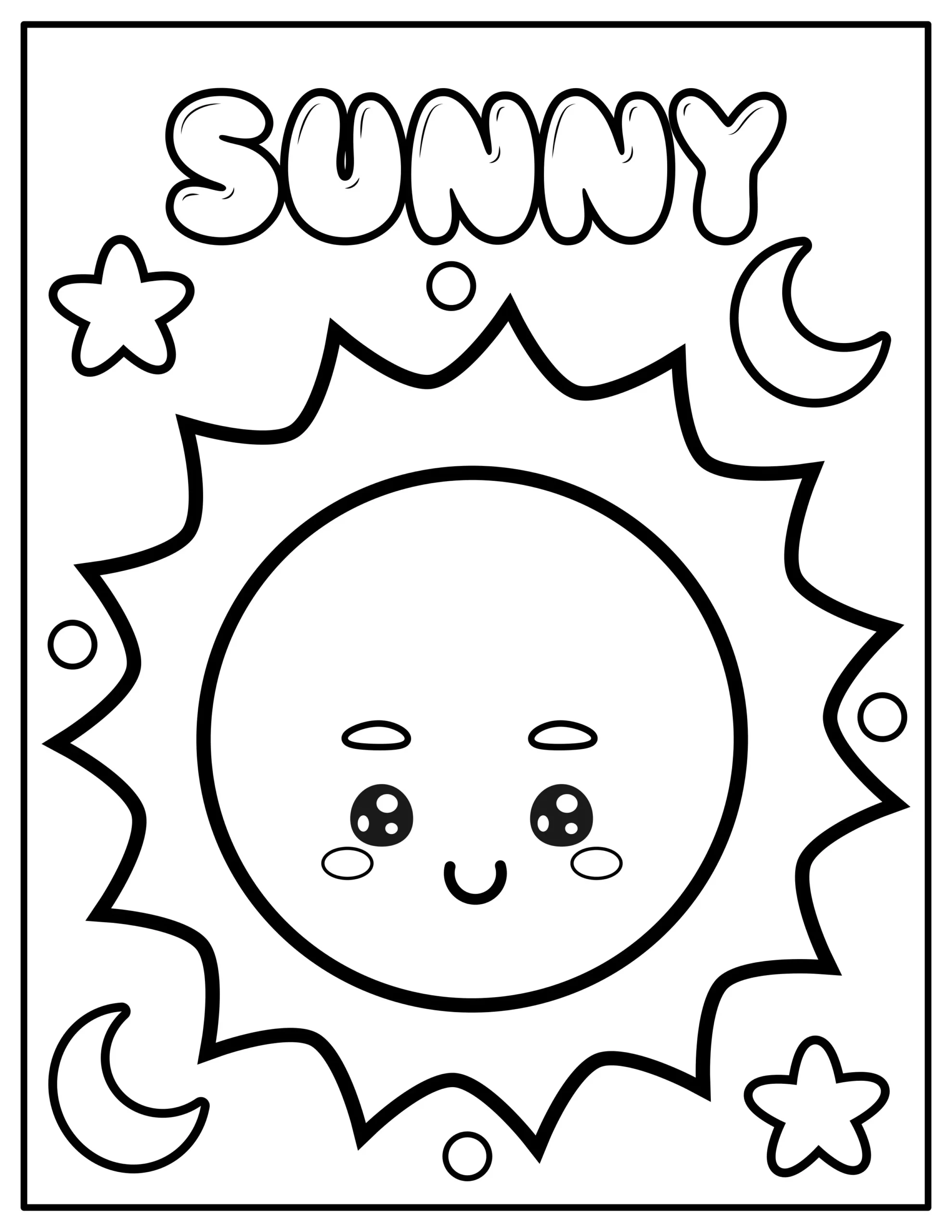 12 Cute Weather Coloring Pages for Kids (2)