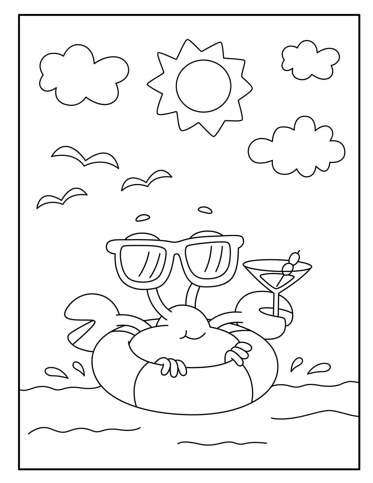 20 Cute Crab Coloring Pages for Kids (4)