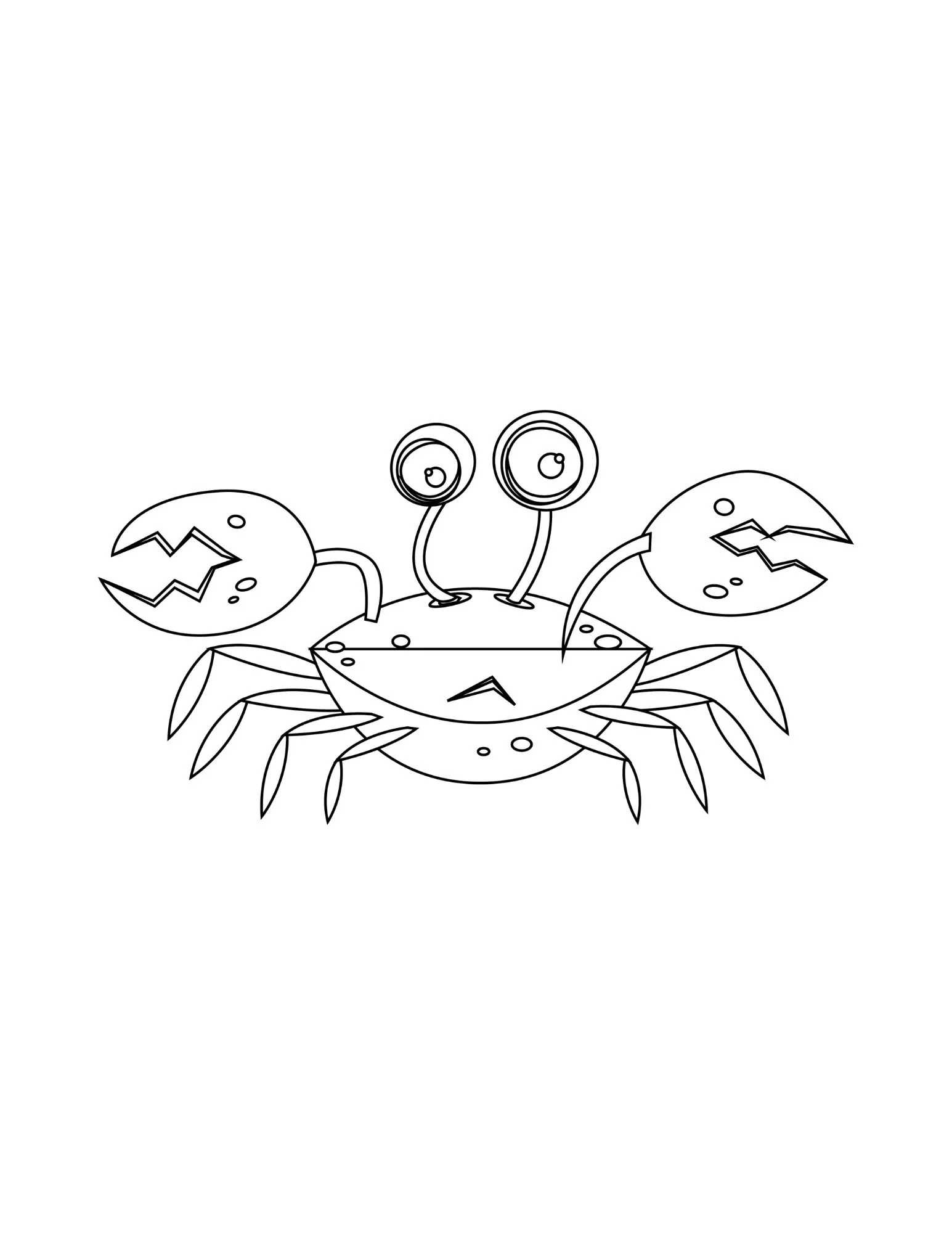 20 Cute Crab Coloring Pages for Kids (4)