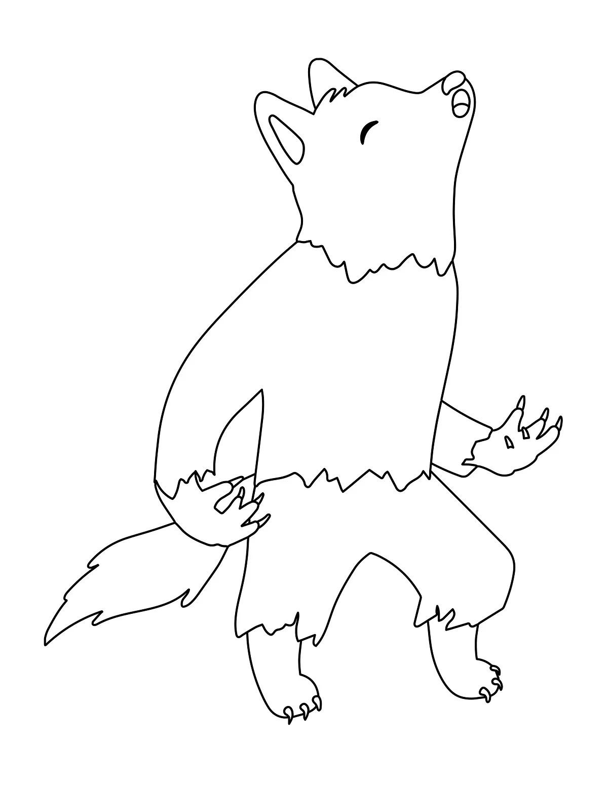 20 Werewolf Coloring Pages for Kids (1)