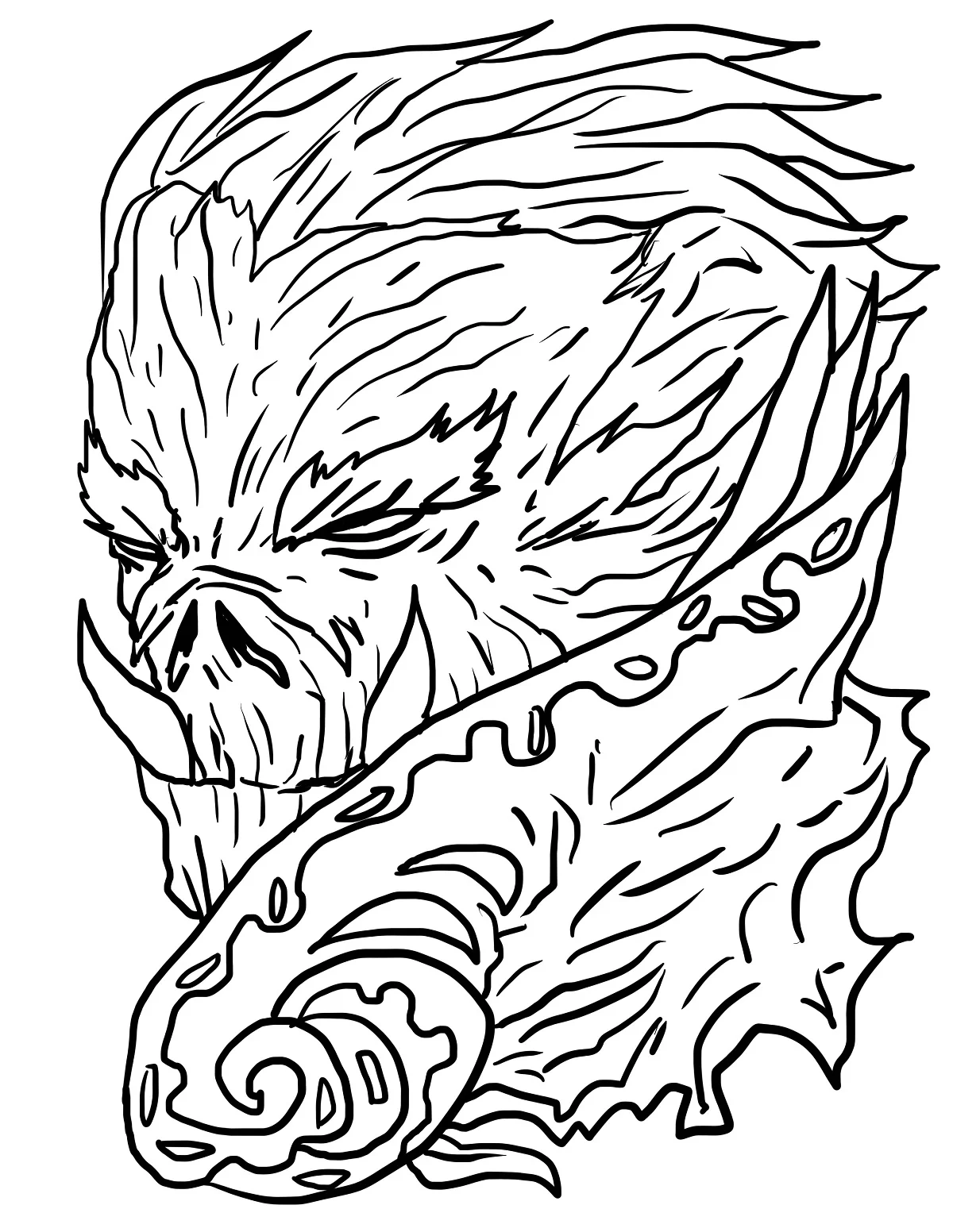 20 Werewolf Coloring Pages for Kids (1)